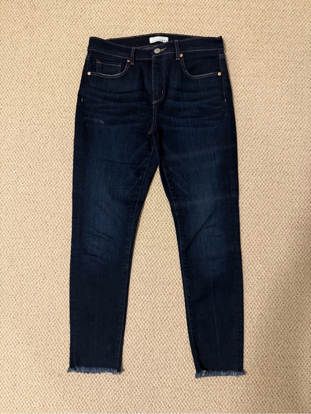 LOFT Women’s Dark Blue Slim Jeans